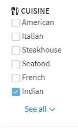Select Cuisine