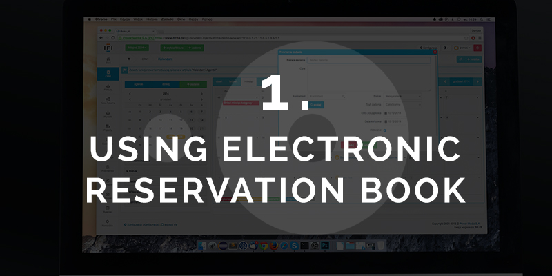 1. Using Electronic Reservation Book