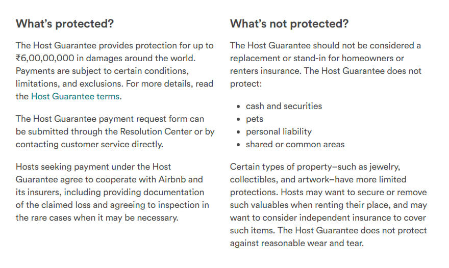 airbnb protection -trootech