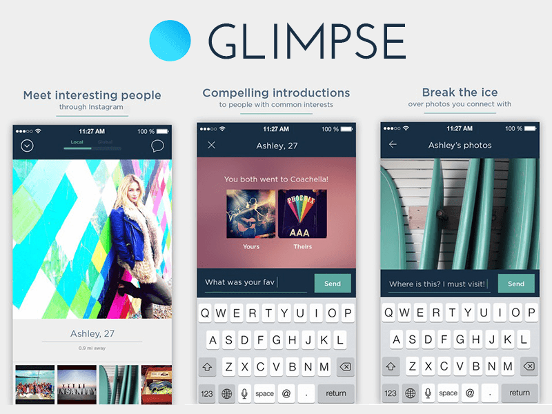 Glimpse- Unique Clone Niches Of Tinder for X Startups