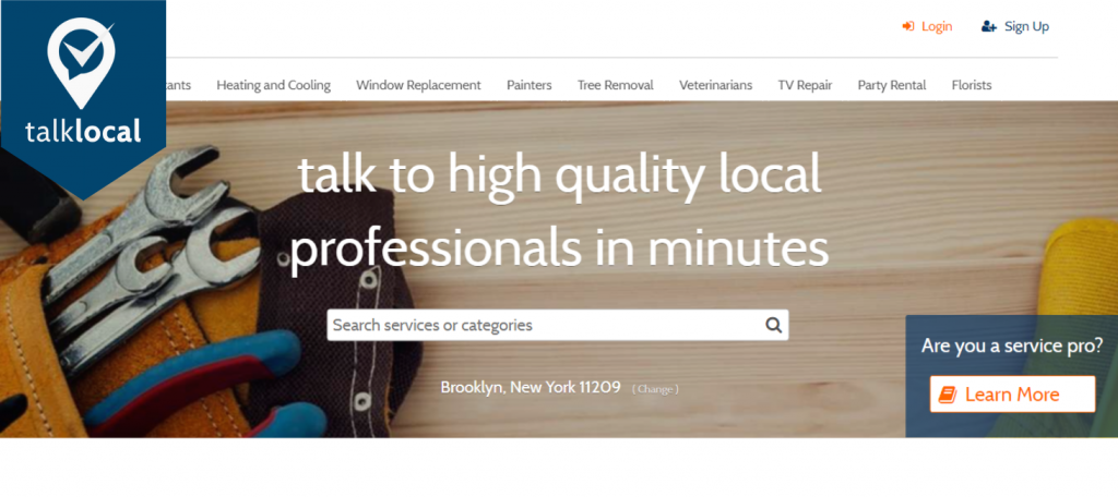 talklocal - the competitors of thumbtack