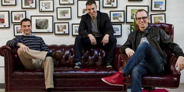 AirBNB Founders Brain Chesky, Joe Gebbia, and Nathan Blecharczyk